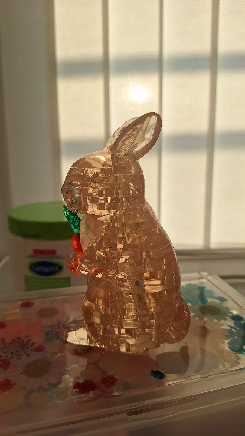 Crystal Puzzle Rabbit Figurine image indicator(3)