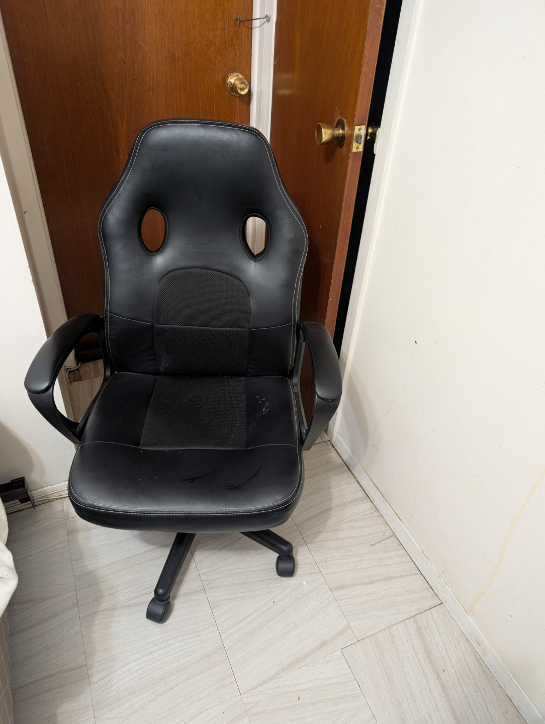 Black PU Leather Gaming Chair - photo 2