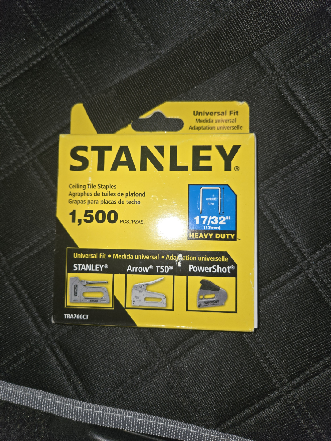 Stanley T50 tile staples