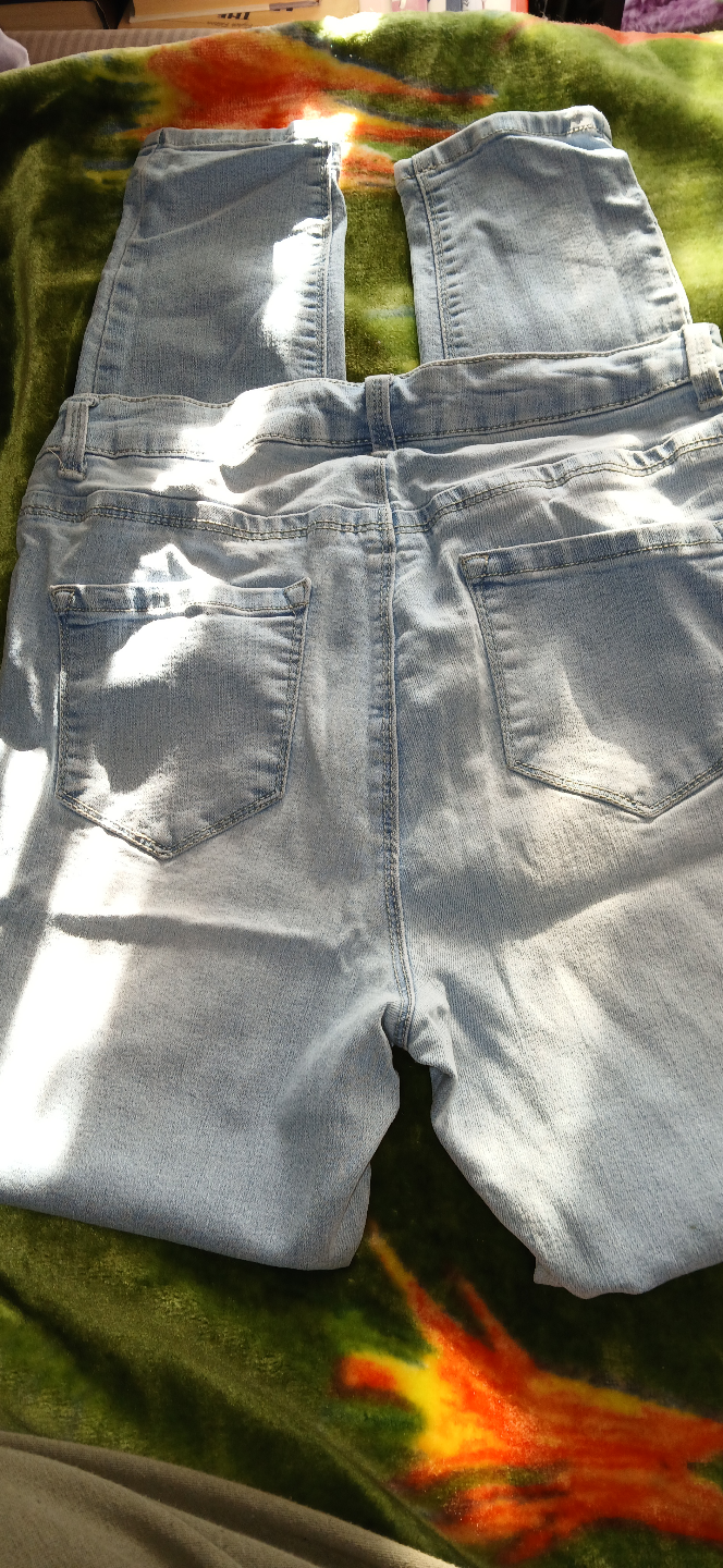 Women's Blue Spice Size 7 Light Wash Skinny Jeans - photo 2