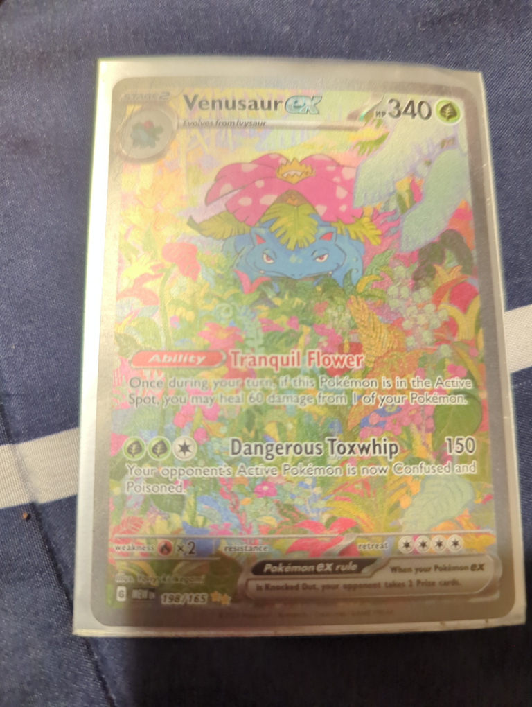 Pokemon Card - Venusaur EX 198/165