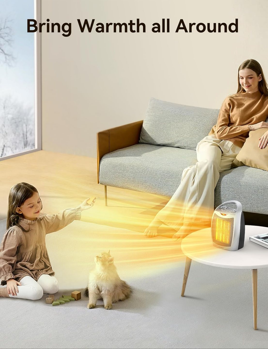 Moving Out Sale‼️ 1500W PTC Ceramic Heater - Fast Heating - photo 3