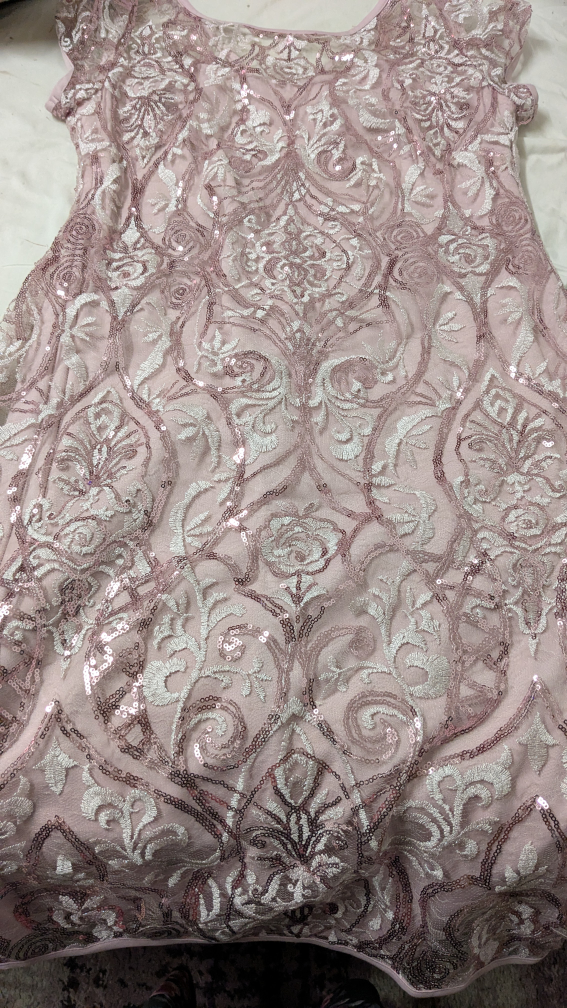 Pink Sequin Dress