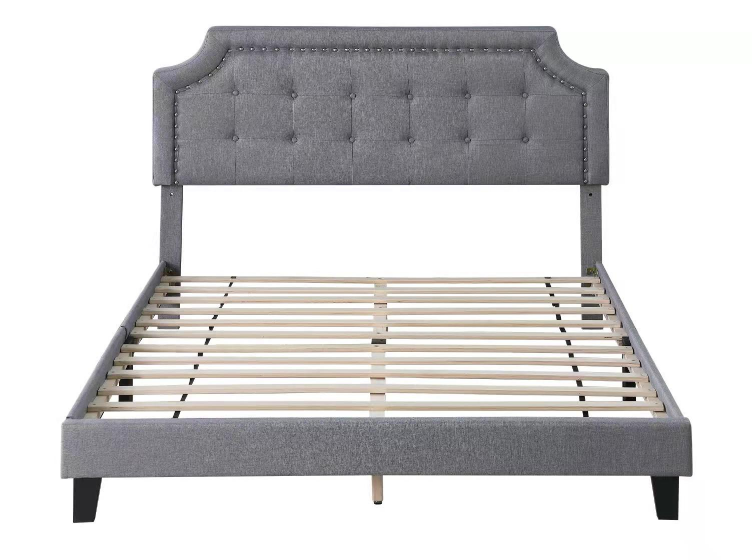 Beige Linen Fabric Bed Frame - On Sale Now! - photo 2