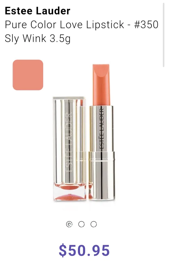 Estee Lauder Pure Color Love Lipstick - #350 Sly Wink image indicator(2)