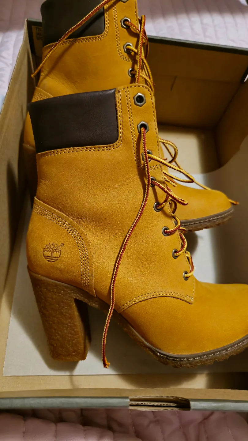glancy heel wheat tan boots thumbnail