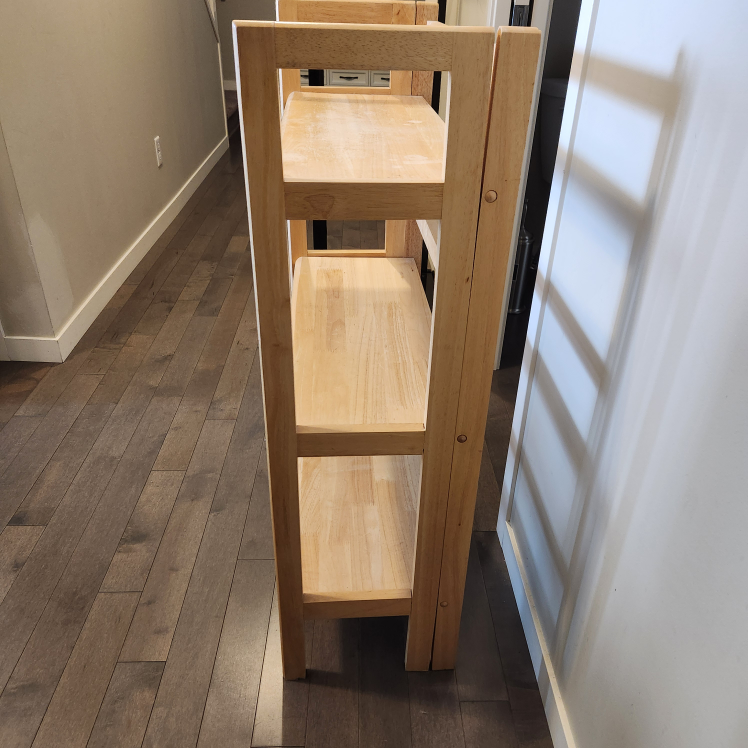 Three-shelf Wooden Bookcase - photo 4