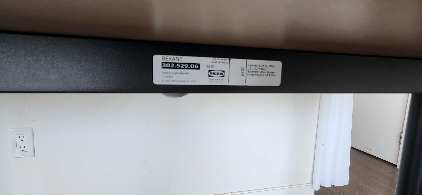 IKEA Bekant Standing Desk - Black - photo 4
