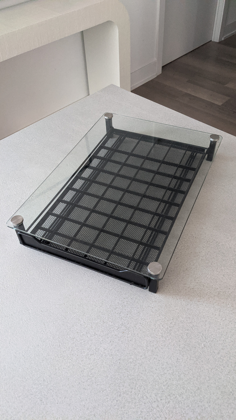 K-Cup/Nespresso Pod Storage Rack with Glass Top