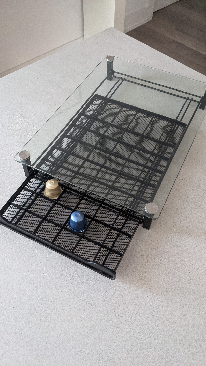 K-Cup/Nespresso Pod Storage Rack with Glass Top - photo 3