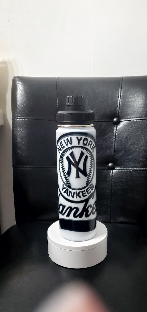 Personalized New York Yankees Water Bottle