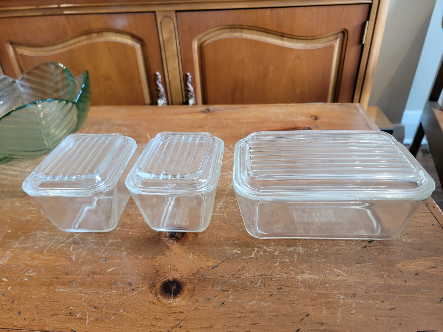 Vintage Pyrex Storage Containers with Lids