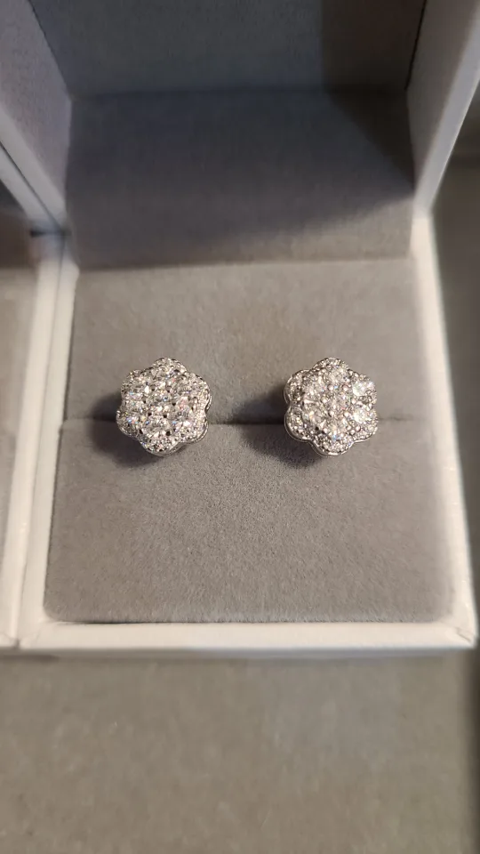 honeycomb/Flower Stud Earrings image indicator(4)