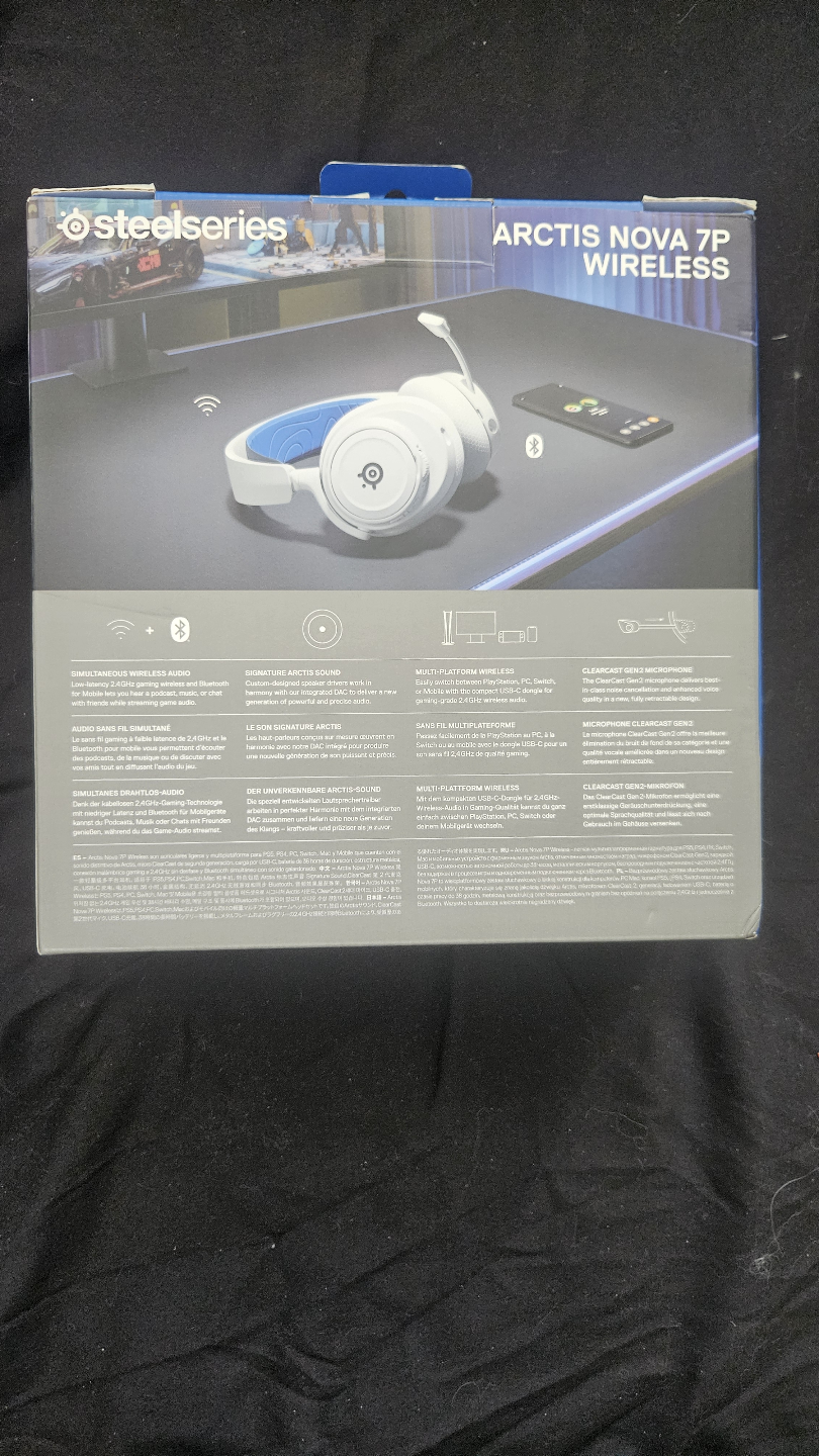 SteelSeries Arctis Nova 7P Wireless Gaming Headset - White - photo 4