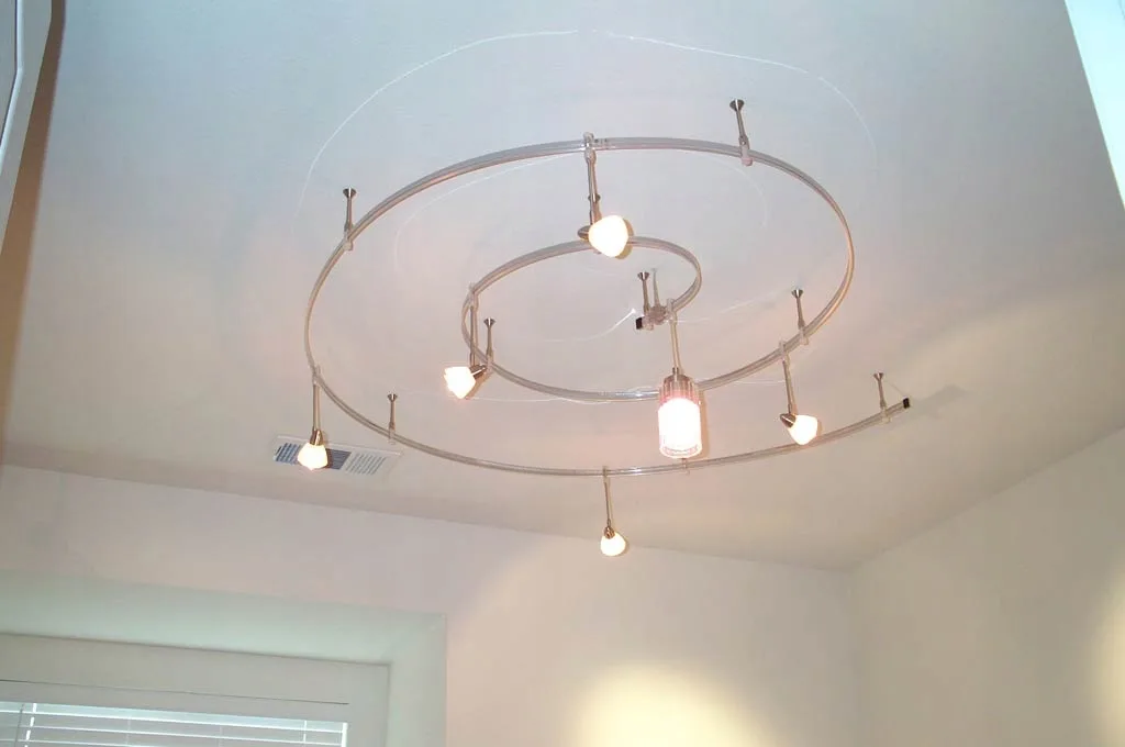 Rare Discontinued IKEA Magnesium Flexible Five Light Track Light image indicator(2)