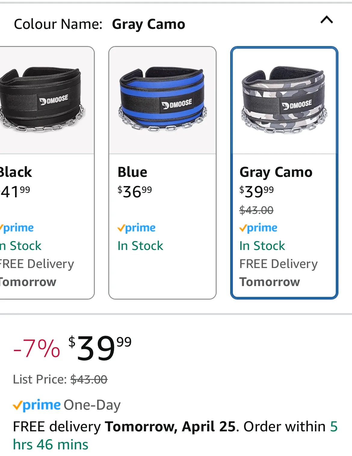 Dip Belt (DMoose) slightly Used image indicator(2)