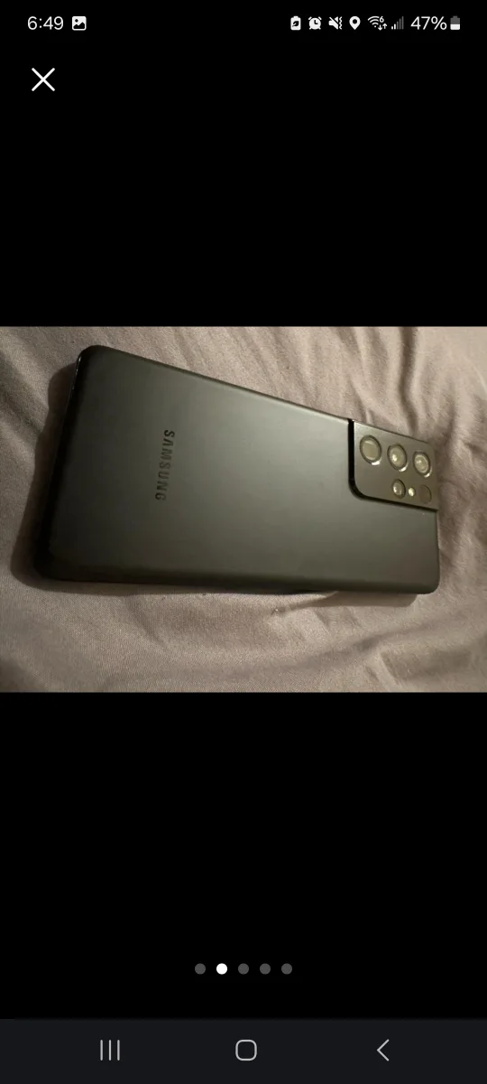 Samsung Galaxy S21 Ultra - Black 512gb storage image indicator(2)