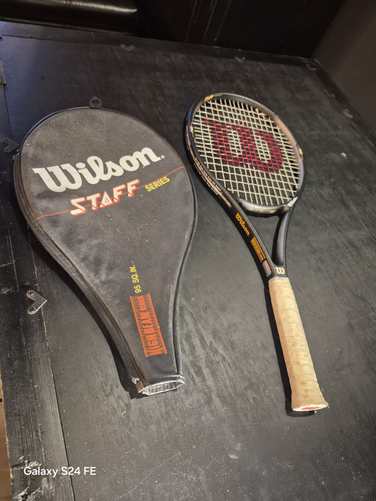 Vintage Tennis Racquets - Wilson, Dunlop, Spalding - Lot of 4 - photo 5