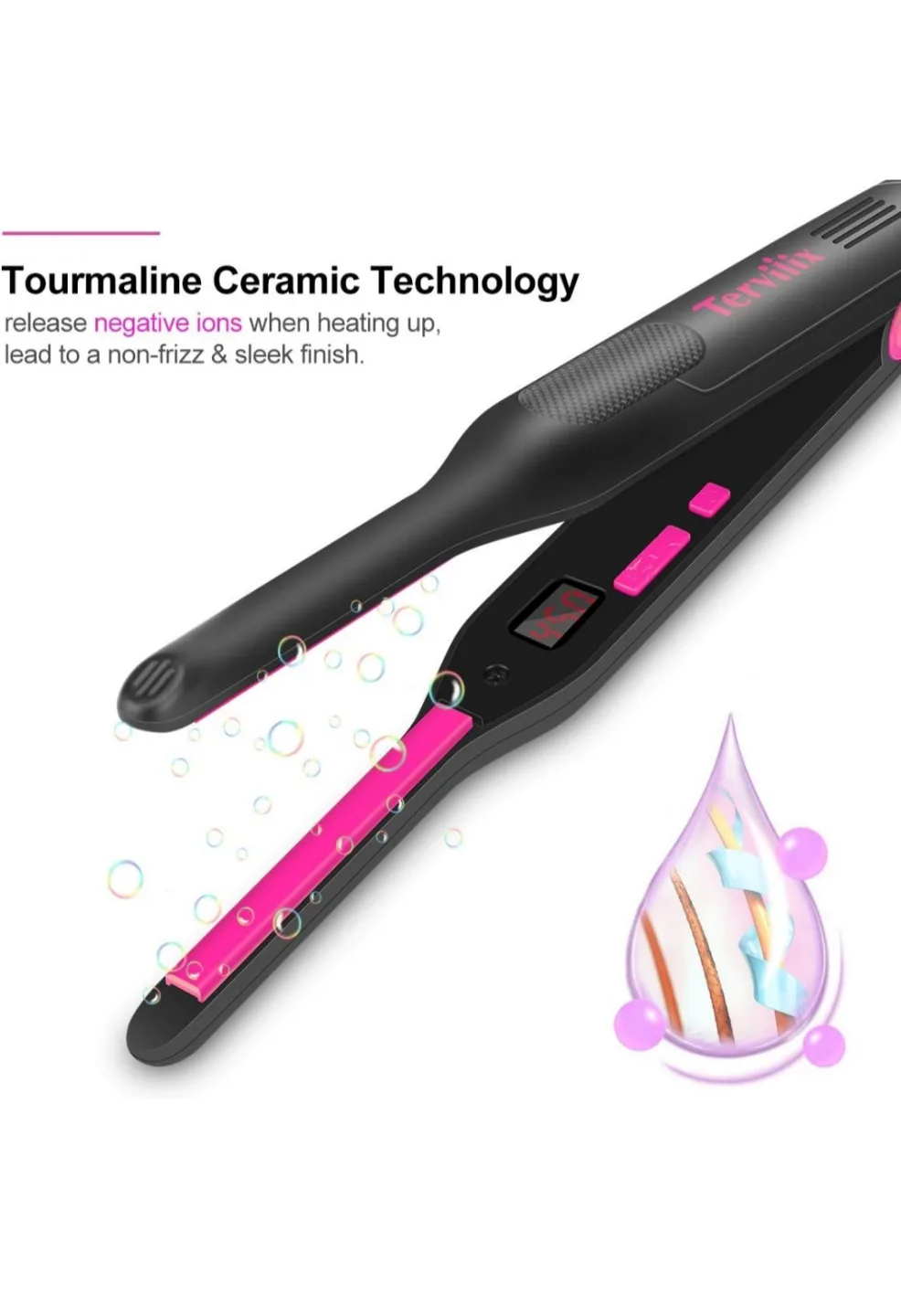 Terivilix 3/10 inch Pencil Flat Iron - New in Box image indicator(9)