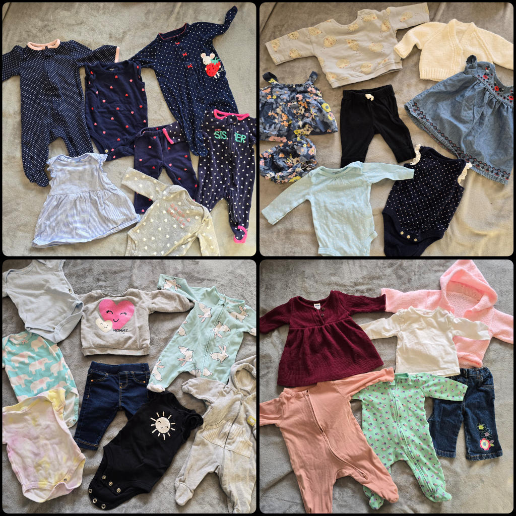 Baby Girl Clothes Bundle - 0-3 Months