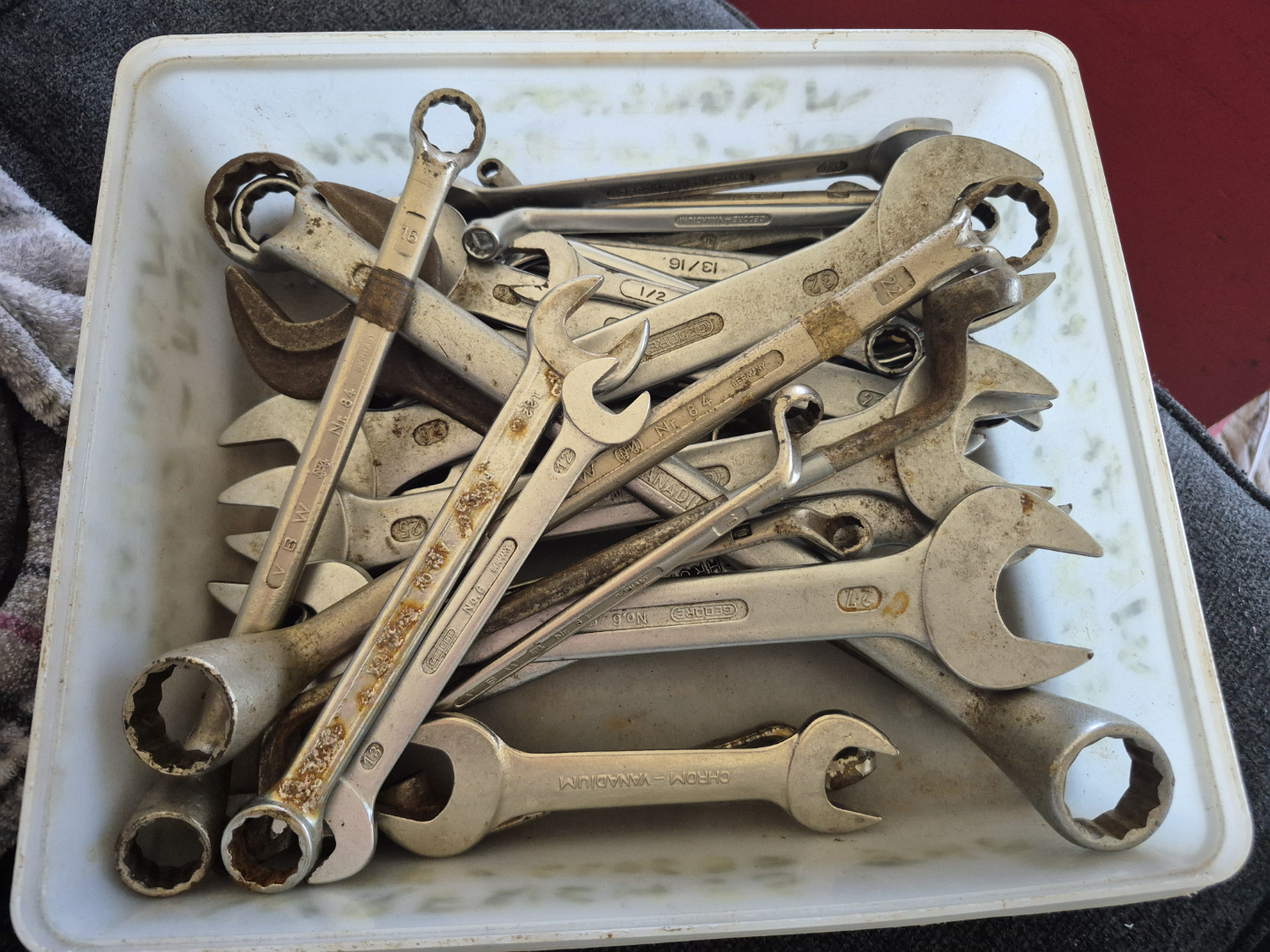 Lot of Used Wrenches