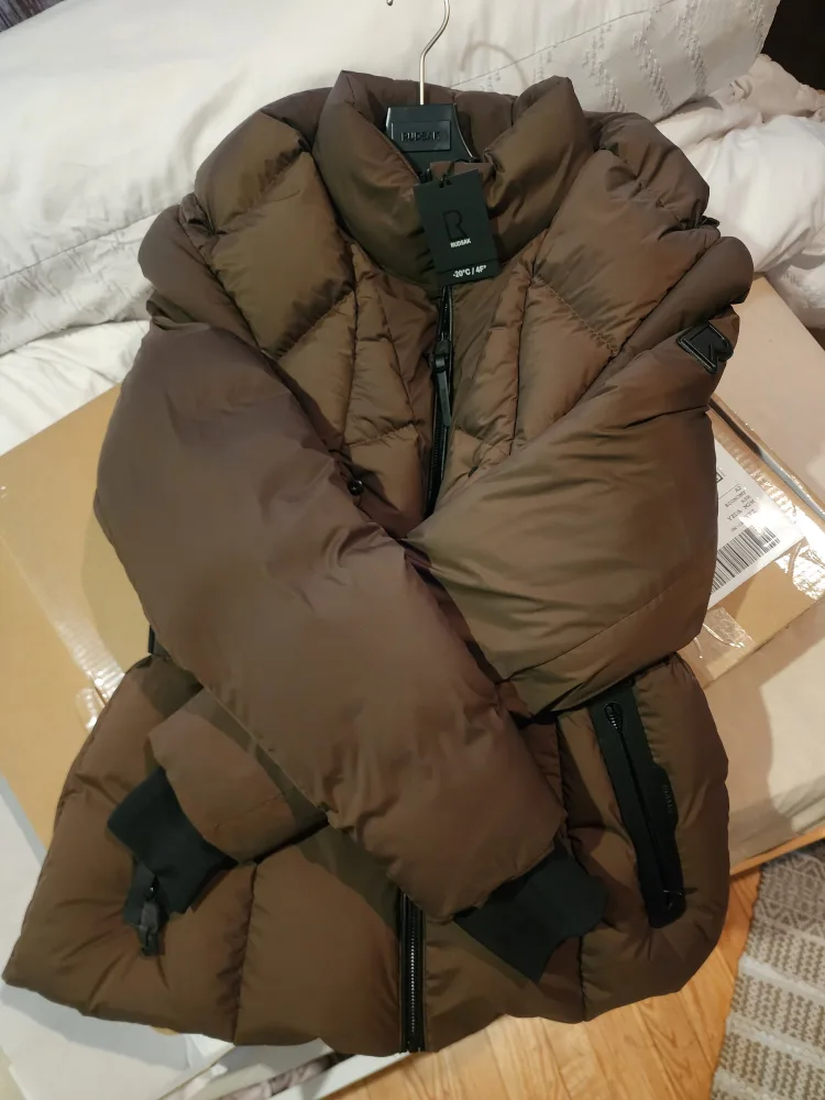 Rudsak Women's Olive Green Down-Filled Belted Jacket image indicator(8)