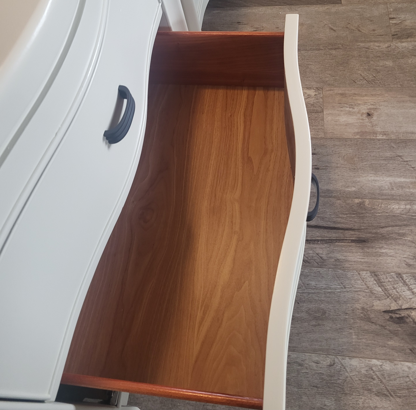 Pair of Two-Drawer Nightstands - Off-White - photo 3