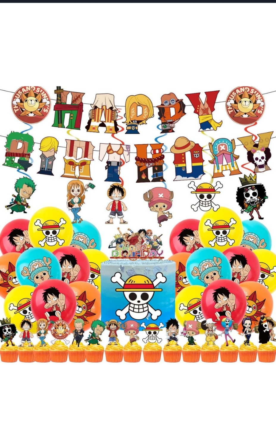 One Piece Birthday Party Set