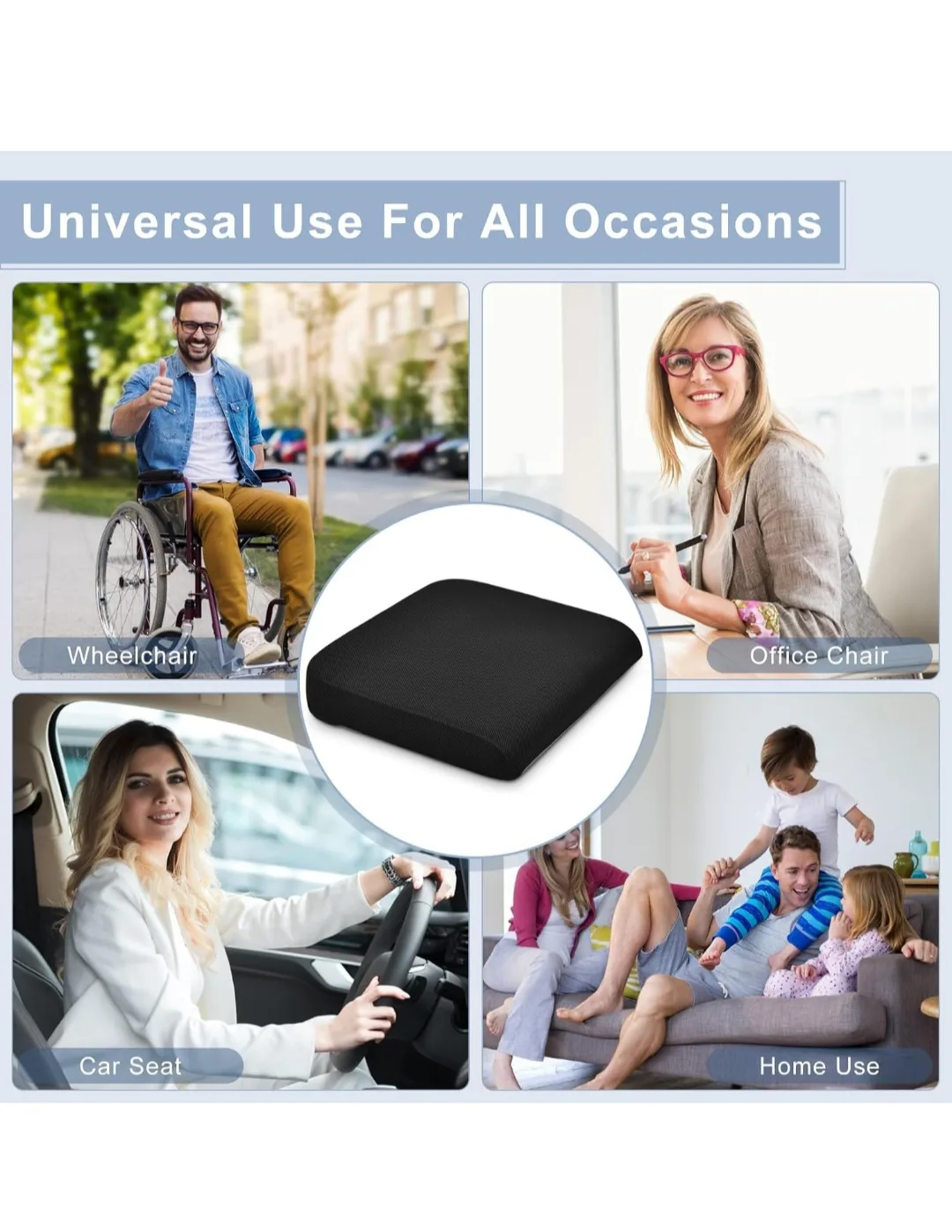 Extra Large 2-Layer Seat Cushion with Handle image indicator(6)