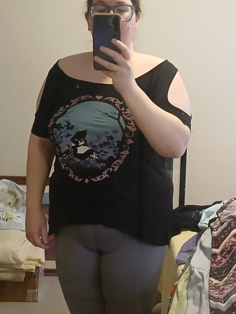 Alice in Wonderland Cold Shoulder Top - photo 2