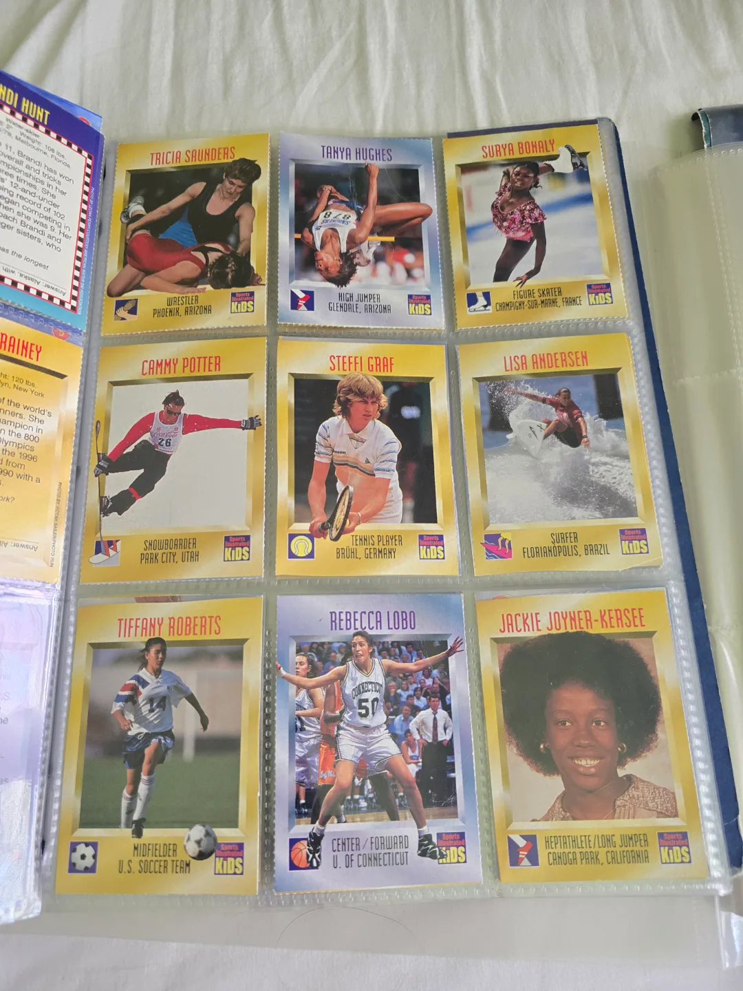 assorted sport posters, cards, pucks and games image indicator(6)