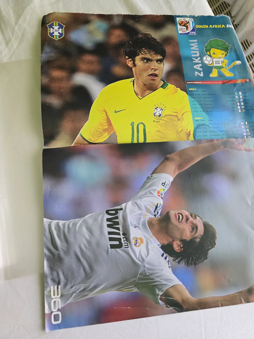 assorted sport posters, cards, pucks and games image indicator(10)