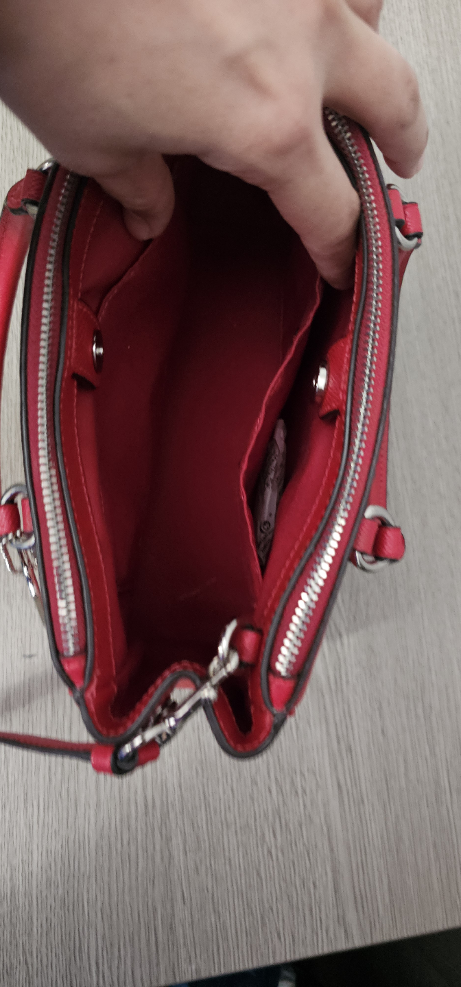 Coach Red Leather Satchel with Studs - photo 2