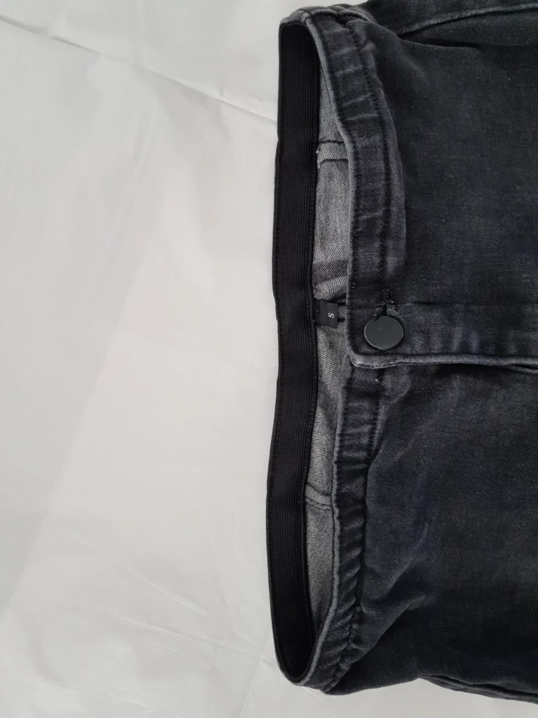 Black Denim Jeggings Size Small image indicator(3)