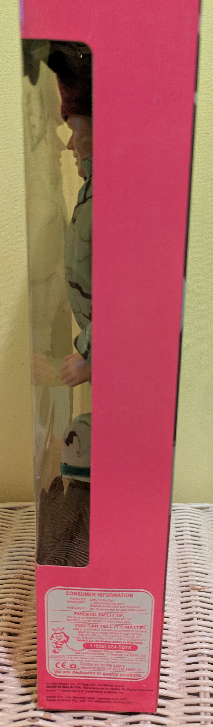 Vintage Mattel Army Ken Doll Stars 'n Stripes Special Edition - photo 3