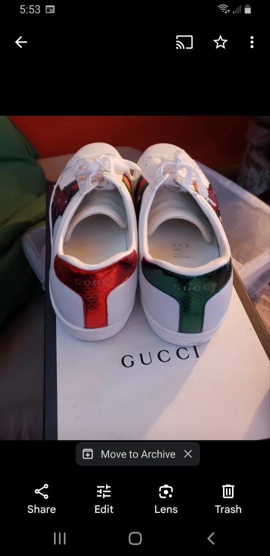 Gucci Embroidered Sneaker - photo 2