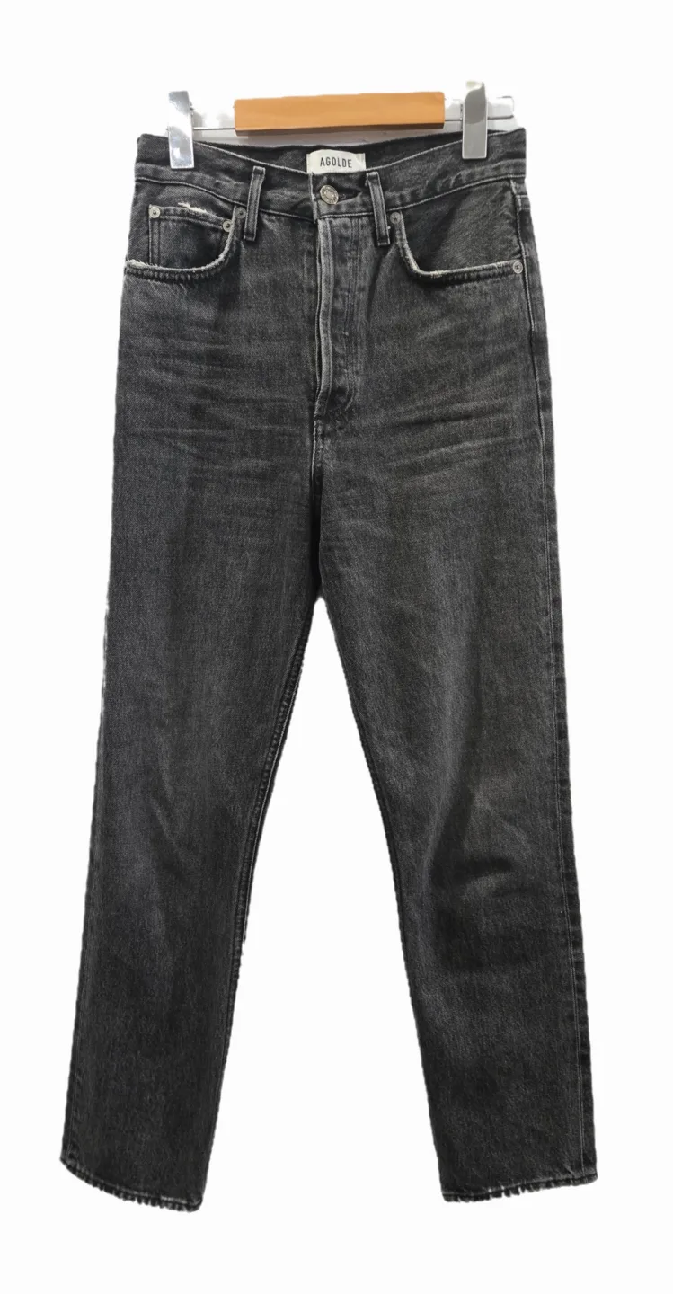 Agolde 90's Pinch Waist High-Rise Straight-Leg Jeans Size 25 image indicator(7)