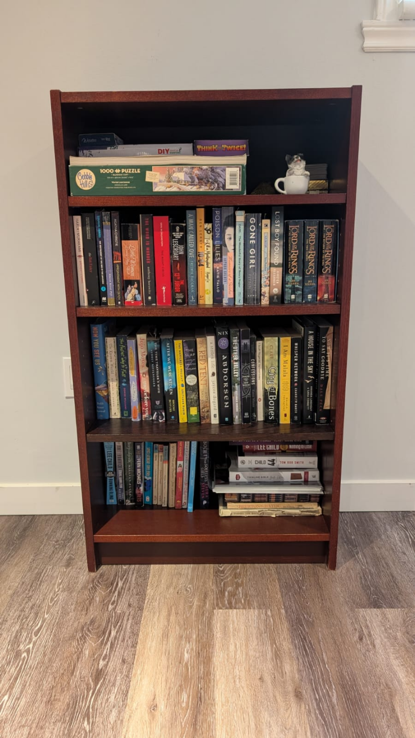 Bookshelf with 3 shelves