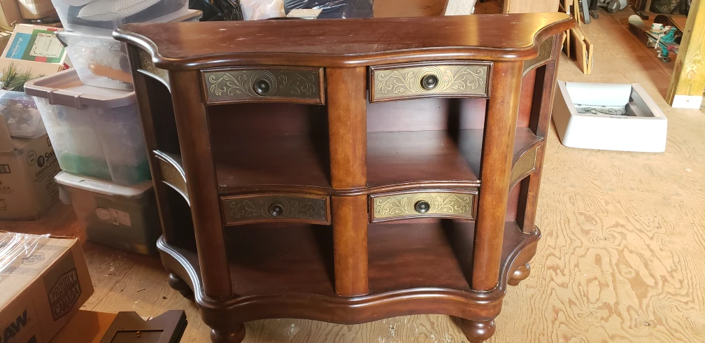Beautiful Wooden Console Table with Drawers - photo 2