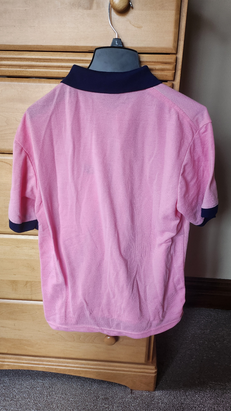 Pacific Polo Shirt Mens Large Pink Short Sleeve Adult - photo 3