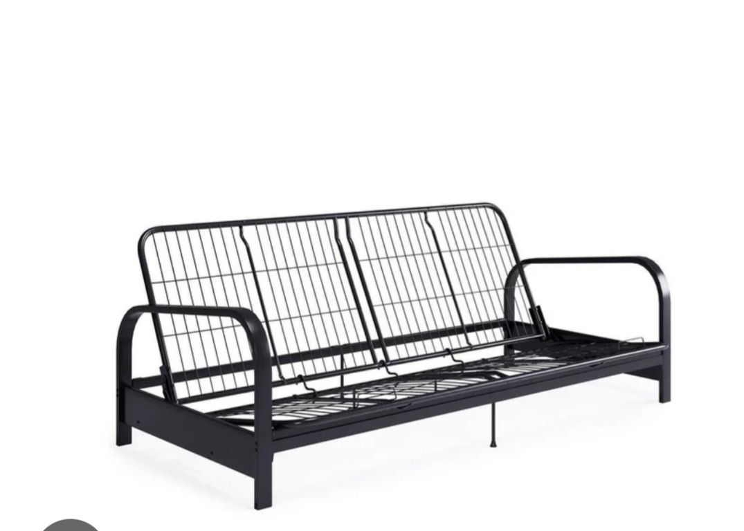 Metal Futon Frame with Mattress - photo 3