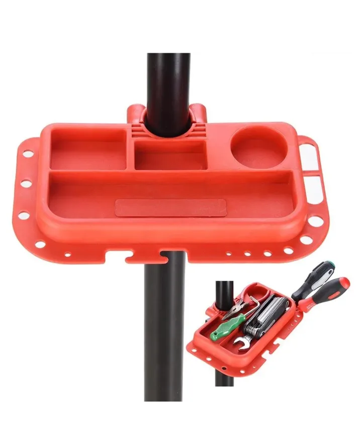 Portable Bike Repair Stand with Tool Tray image indicator(3)