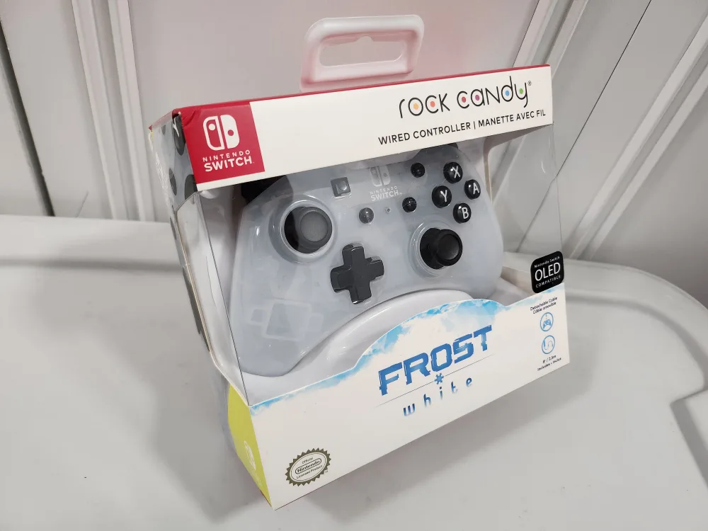 Rock Candy Frost White Wired Controller for Nintendo Switch image indicator(3)