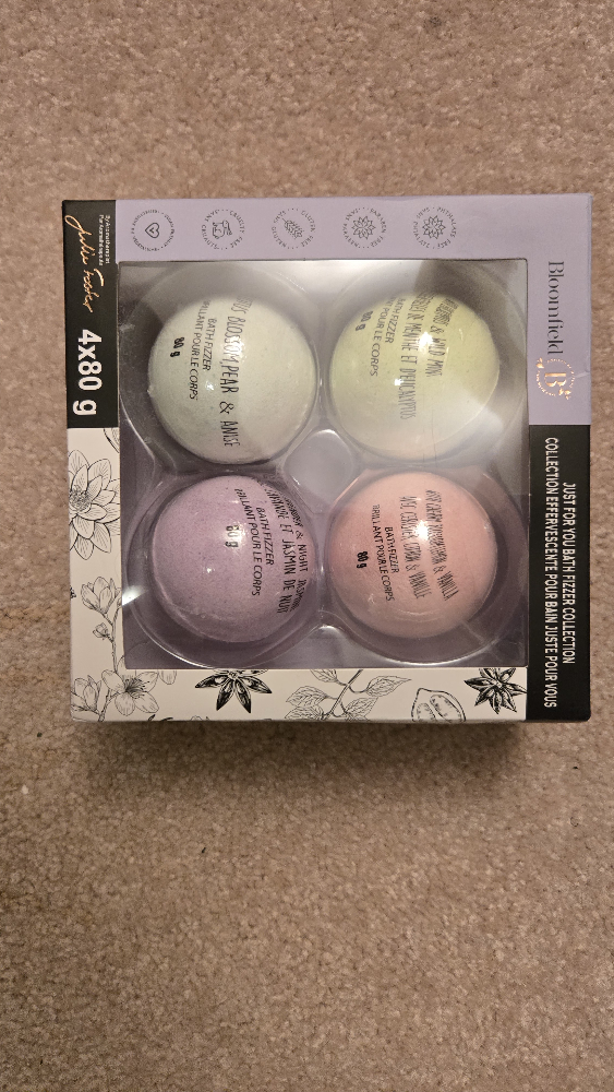 Bloomifi Bath Bomb Gift Set - 4 x 80g