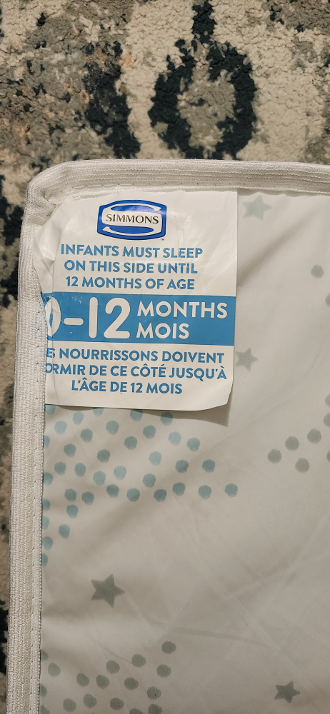 Simmons Baby Crib Mattress - Star Print