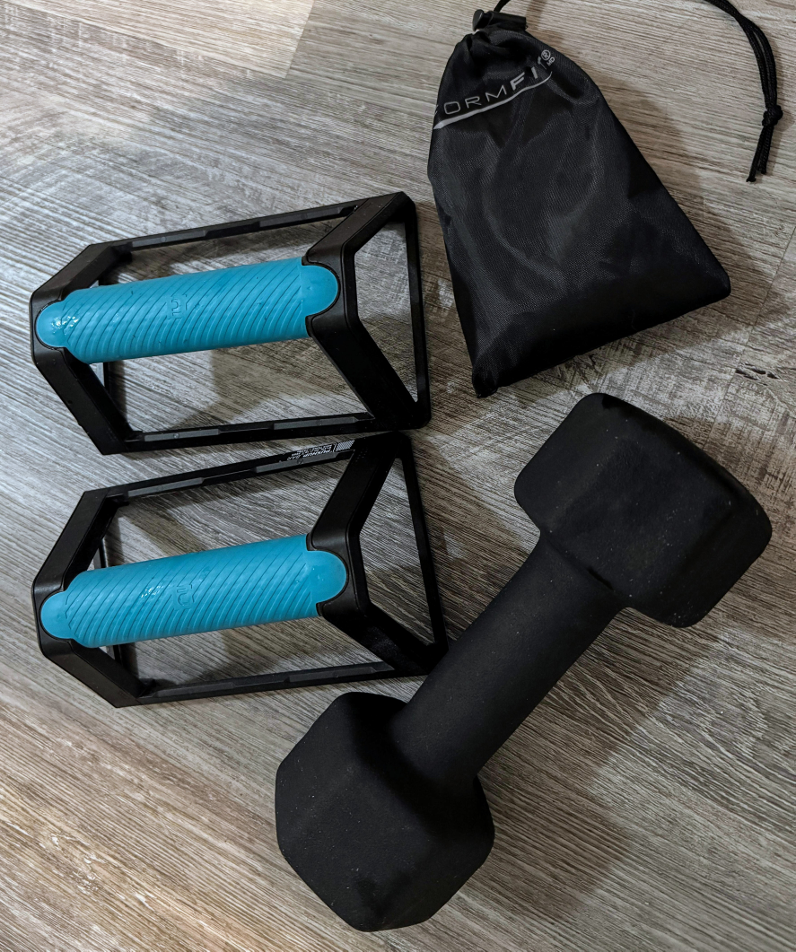 Decathlon Pushup bar and other equip