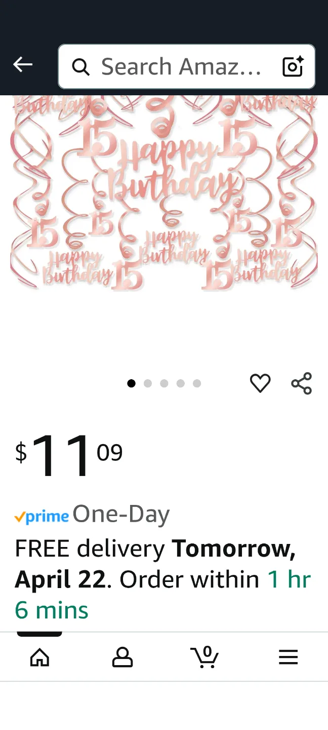 BN 15th Bday Decorations image indicator(4)