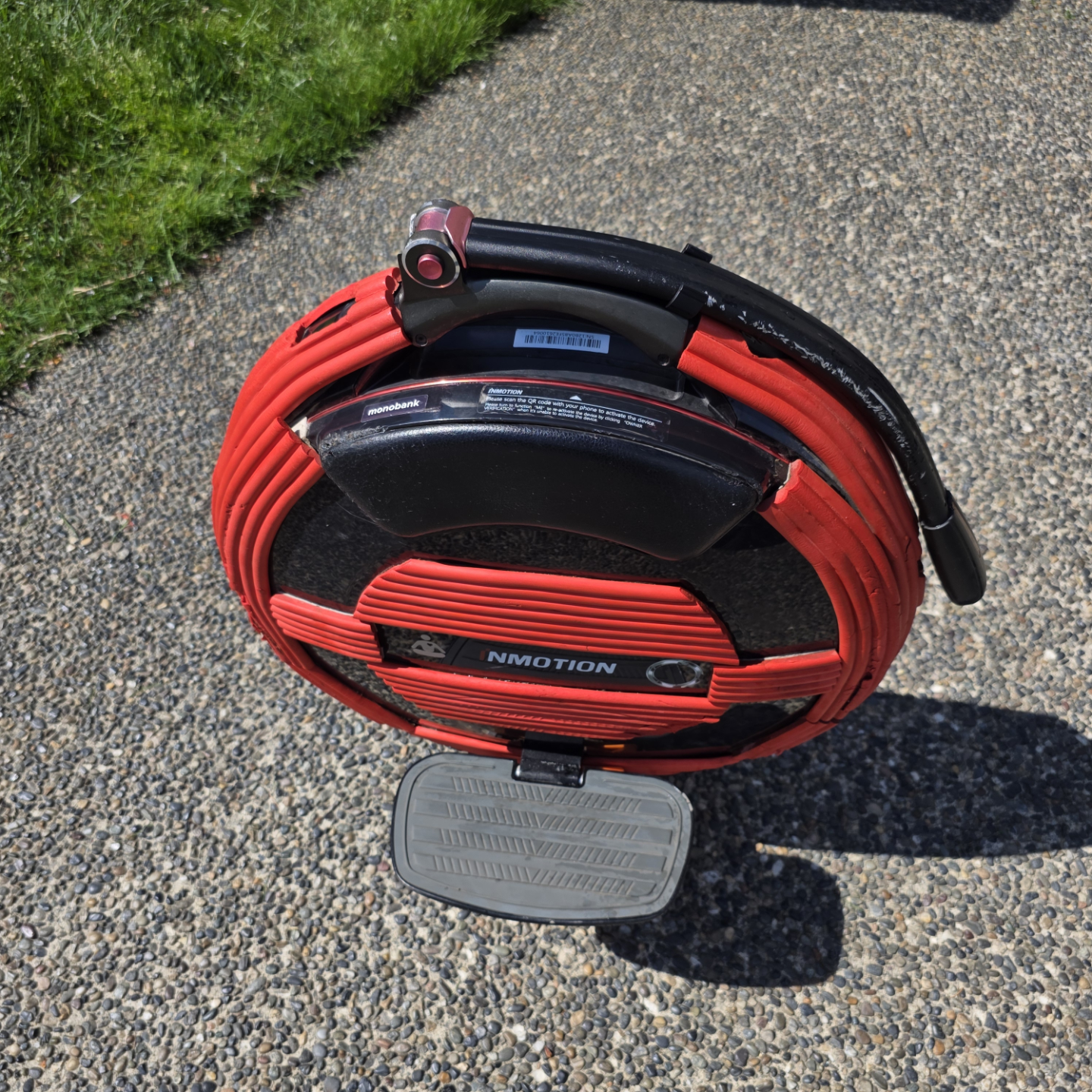 EUC inmotion V10F electric unicycle - photo 2