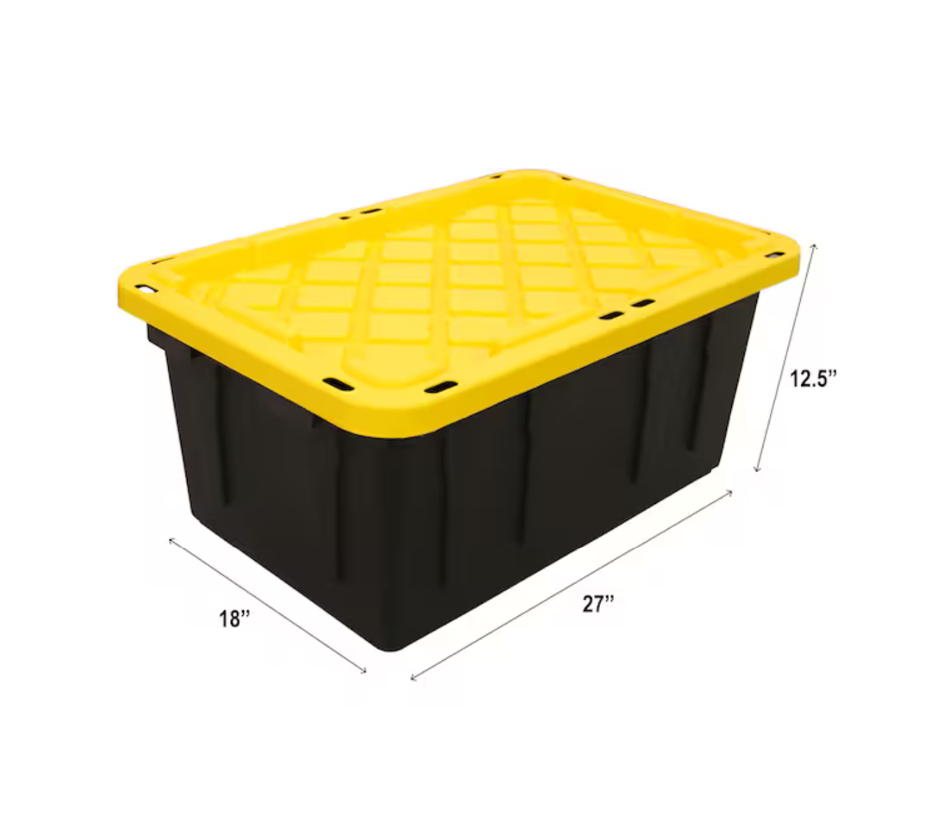 Home Depot HDX 64L/45L Stackable Tough Storage Bin Moving Bin