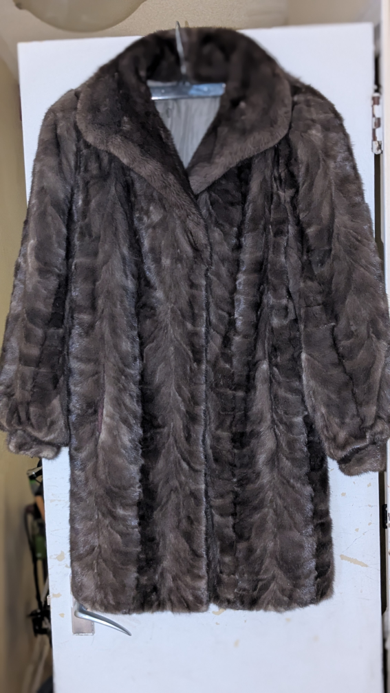 💚Vintage Mink Fur Coat, medium custom. - photo 2